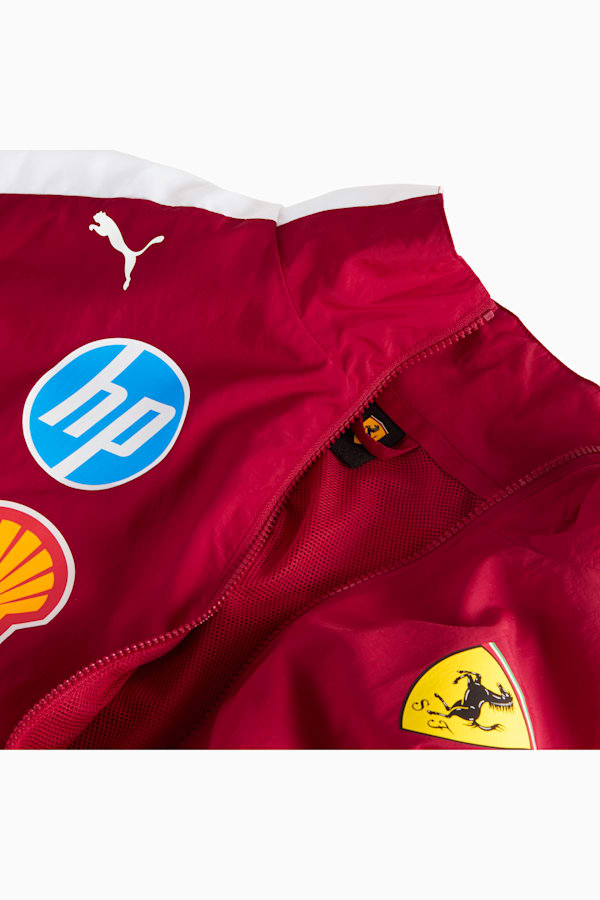 Scuderia Ferrari 2025 Drivers T7 Oversized Jacket Men, Dark Cherry, extralarge-GBR