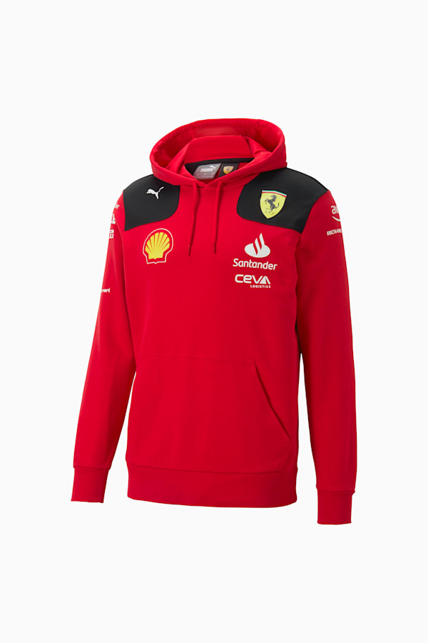 Scuderia Ferrari 2023 Team Replica Hoodie, Rosso Corsa, extralarge