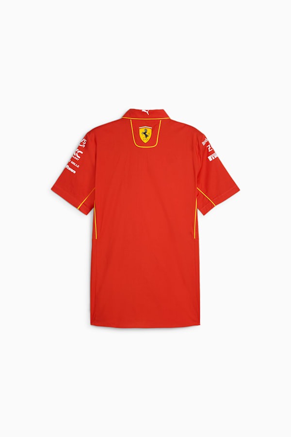 Scuderia Ferrari 2024 Replica Collection Team Shirt Men, Burnt Red, extralarge