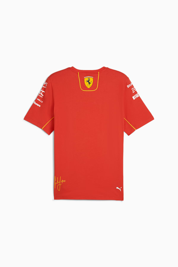 Scuderia Ferrari Sainz Tee, Burnt Red, extralarge