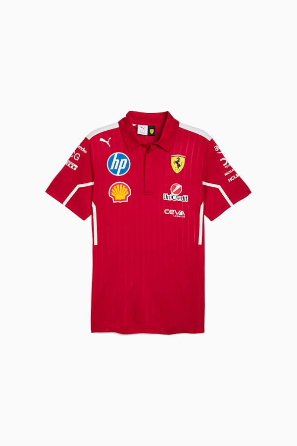 Scuderia Ferrari HP 2025 Team Polo Men, Dark Cherry, extralarge-GBR