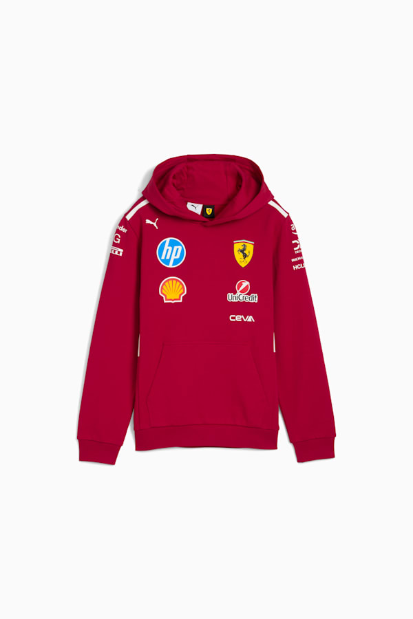 Scuderia Ferrari HP 2025 Team Hoodie Youth, Dark Cherry, extralarge-GBR