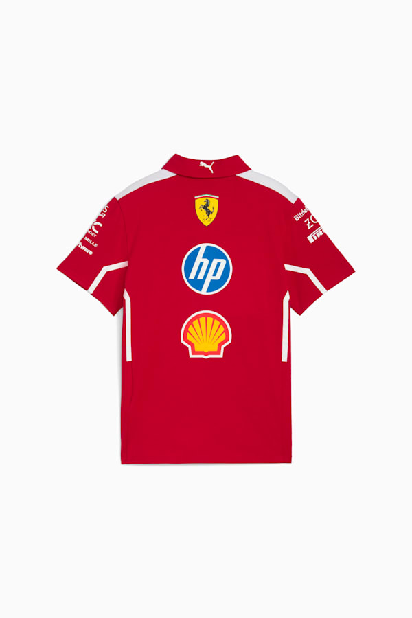 Scuderia Ferrari HP 2025 Team Polo Youth, Dark Cherry, extralarge-GBR