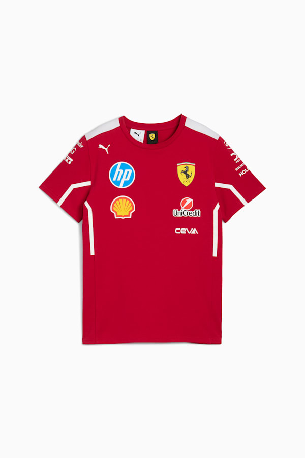 Scuderia Ferrari HP 2025 Team Tee Youth, Dark Cherry, extralarge-GBR