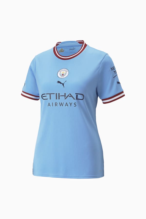 Manchester City F.C. Home 22/23 Replica Jersey Women, Team Light Blue-Intense Red, extralarge