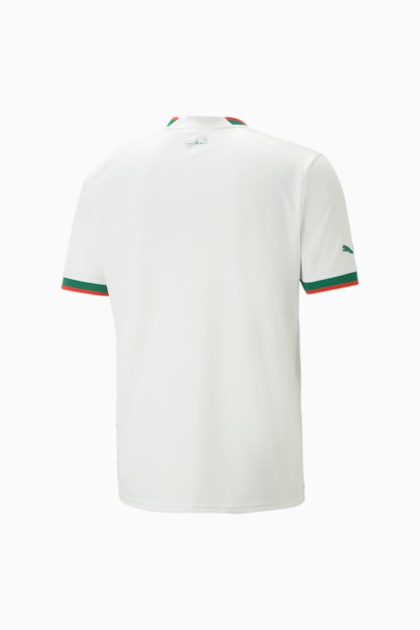 Morocco 2024 Away Jersey Men, Puma White-Puma Red, extralarge