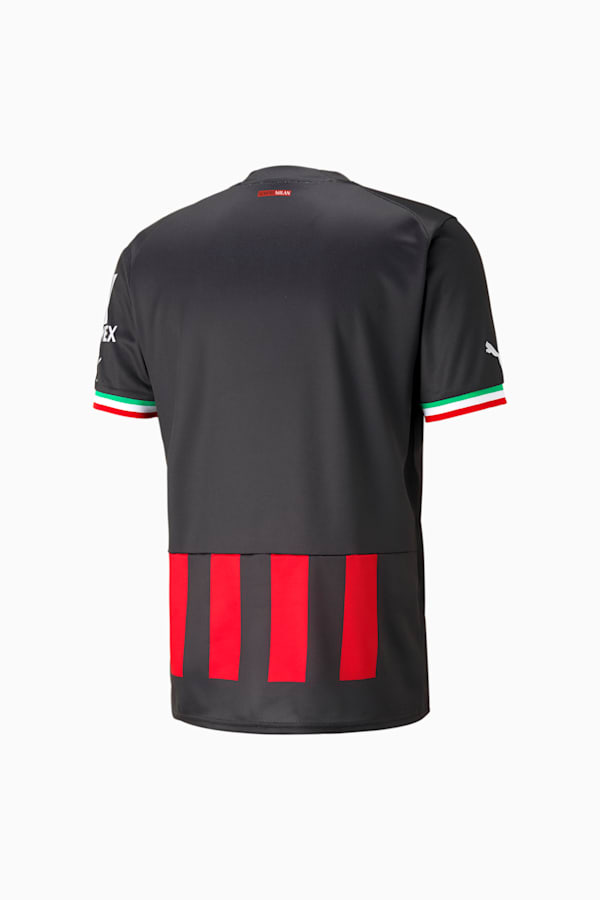 A.C. Milan Home 22/23 Replica Football Jersey Men, Puma Black-Tango Red, extralarge