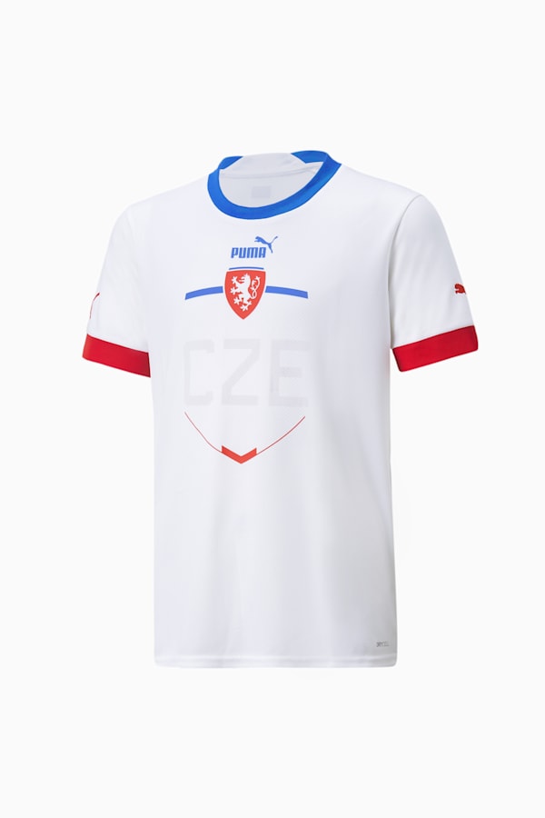 Czech Republic Away 22/23 Replica Jersey Youth, Puma White, extralarge