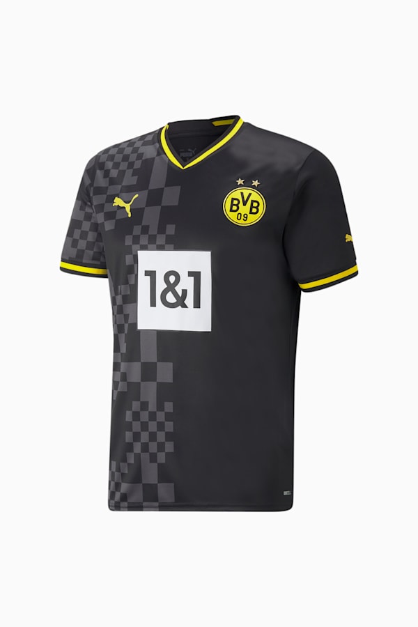 Borussia Dortmund Away 22/23 Replica Jersey Men, Puma Black-Asphalt, extralarge