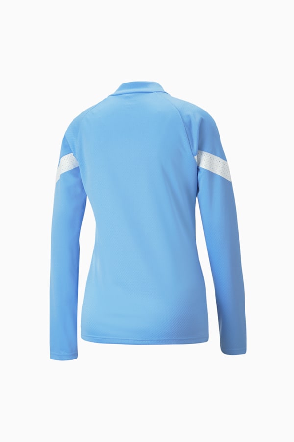 Manchester City F.C. Football Quarter-zip Training Top Women, Team Light Blue-Puma White, extralarge