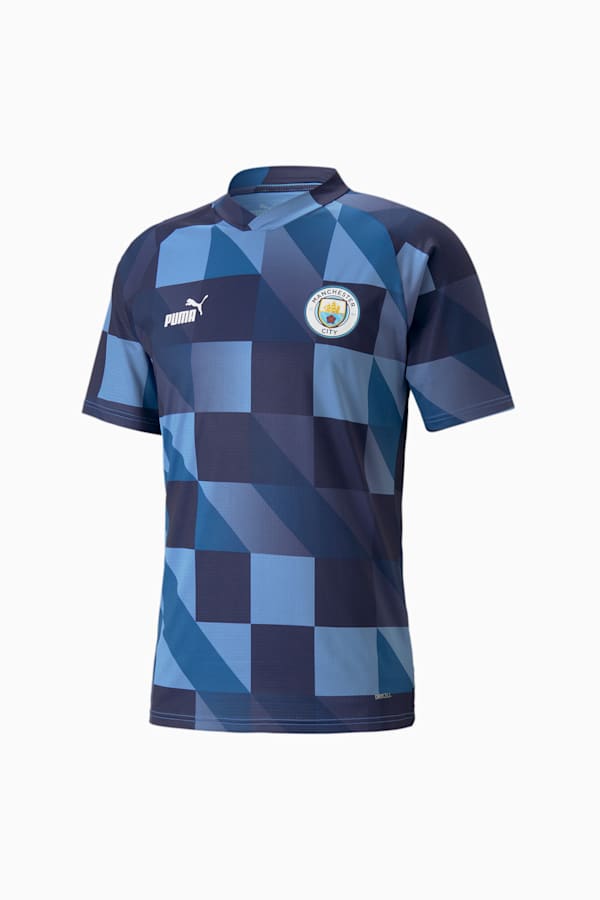 Manchester City F.C. Pre-match Jersey Men, Lake Blue-PUMA Navy, extralarge