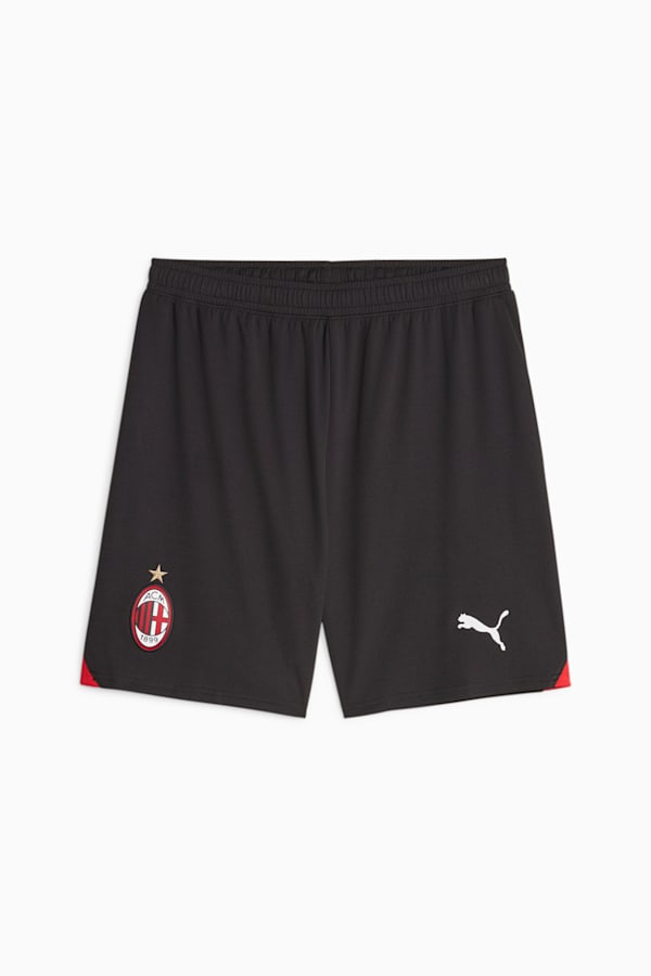 AC Milan Football Shorts, PUMA Black-For All Time Red, extralarge