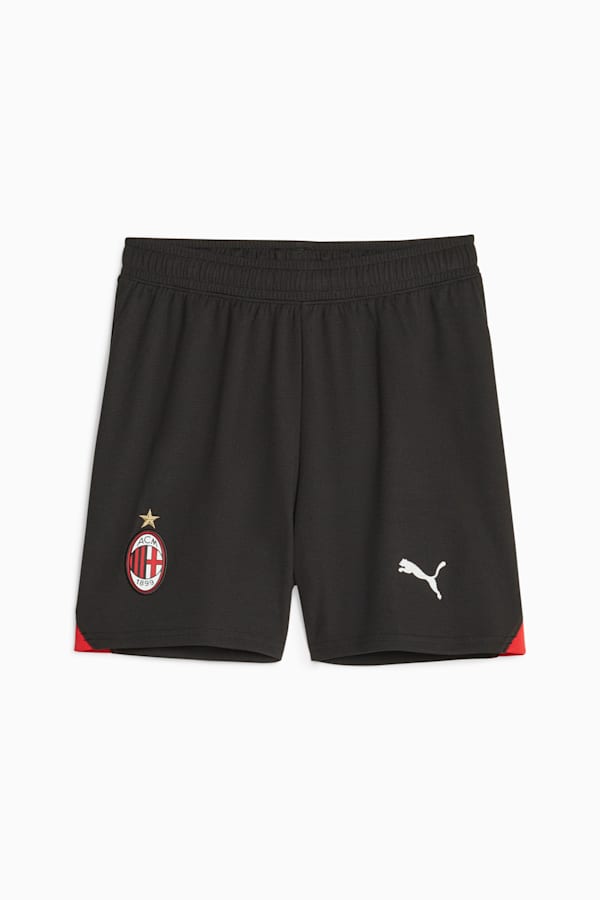 AC Milan Youth Football Shorts, PUMA Black-For All Time Red, extralarge