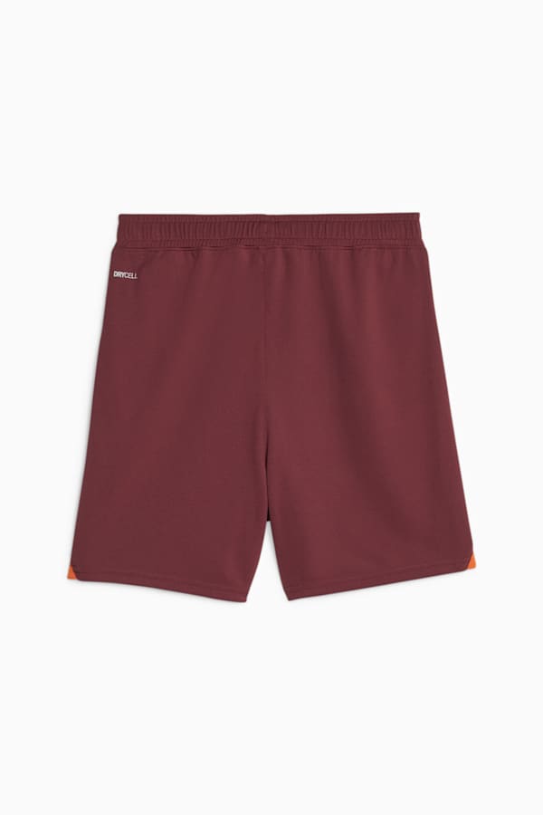 Manchester City Youth Football Shorts, Aubergine-Cayenne Pepper, extralarge