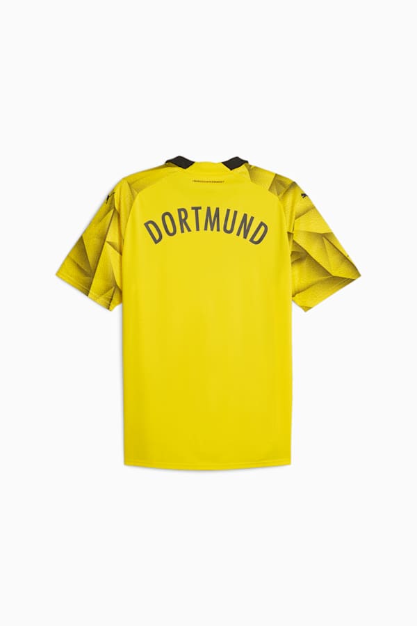 Borussia Dortmund 23/24 Men's Third Jersey, Cyber Yellow-PUMA Black, extralarge