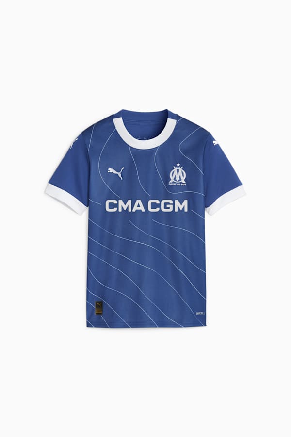 Olympique de Marseille 23/24 Youth Away Jersey, PUMA Team Royal-Clyde Royal, extralarge