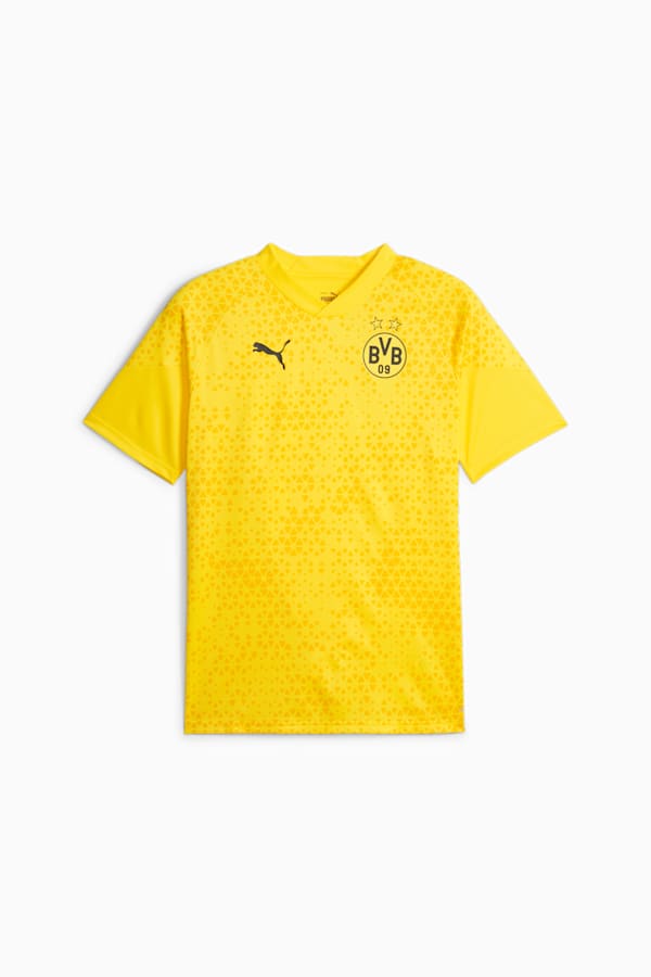 Borussia Dortmund Football Men's Training Jersey, Cyber Yellow-PUMA Black, extralarge-GBR