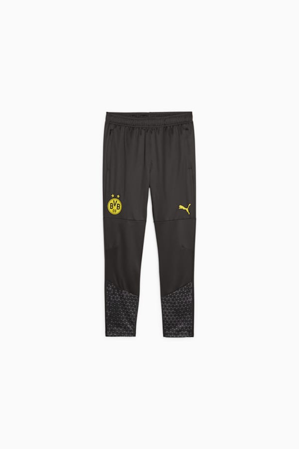 Borussia Dortmund Football Training Pants, PUMA Black-Cyber Yellow, extralarge