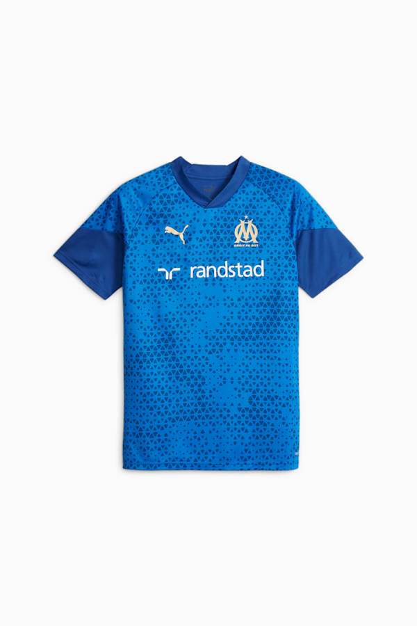 Olympique de Marseille Football Training Jersey, Clyde Royal-PUMA Team Royal-Sun Glitter, extralarge