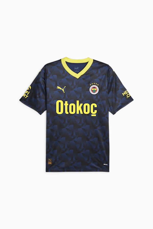 Fenerbahçe S.K. 23/24 Third Jersey Men, Medieval Blue-Blazing Yellow, extralarge