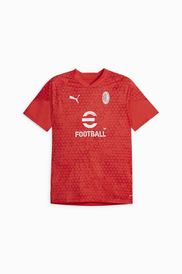 AC Milan Football Training Jersey, For All Time Red-Feather Gray, extralarge