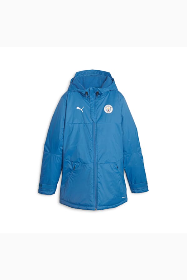 Manchester City Women's Winter Jacket, Lake Blue, extralarge-GBR