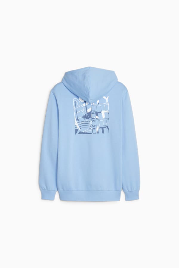 Manchester City FtblCore Hoodie, Team Light Blue-PUMA White, extralarge