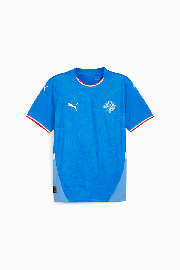 Iceland 2024 Home Jersey Men, Racing Blue-PUMA White, extralarge