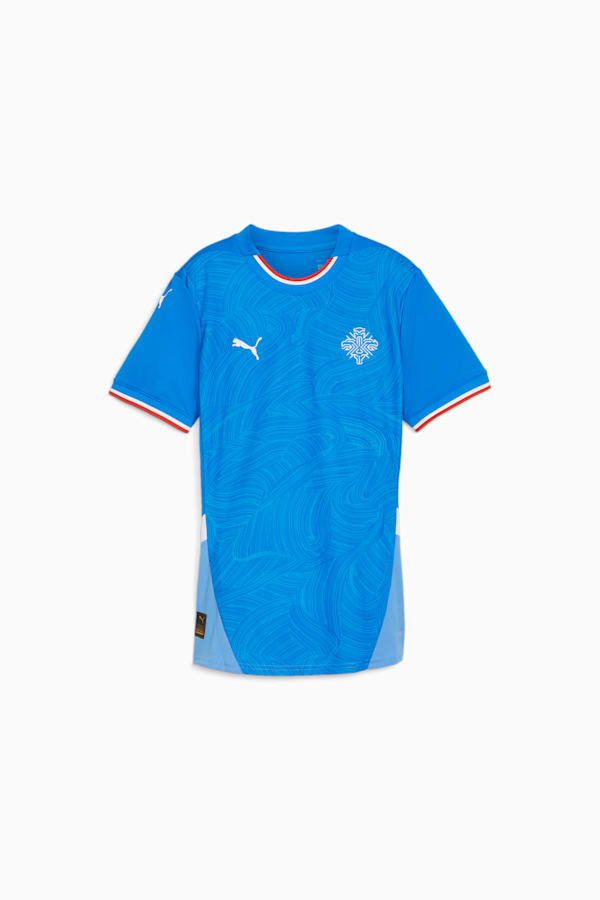 Iceland 2024 Home Jersey Women, Racing Blue-PUMA White, extralarge
