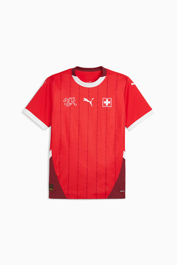 Switzerland 2024 Home Jersey Men, PUMA Red-Team Regal Red, extralarge