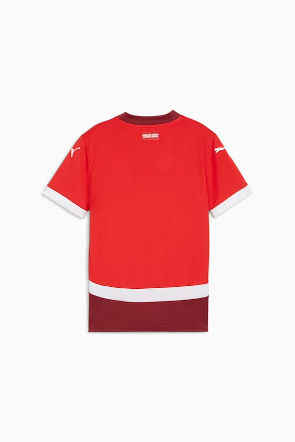 Switzerland 2024 Home Jersey Youth, PUMA Red-Team Regal Red, extralarge