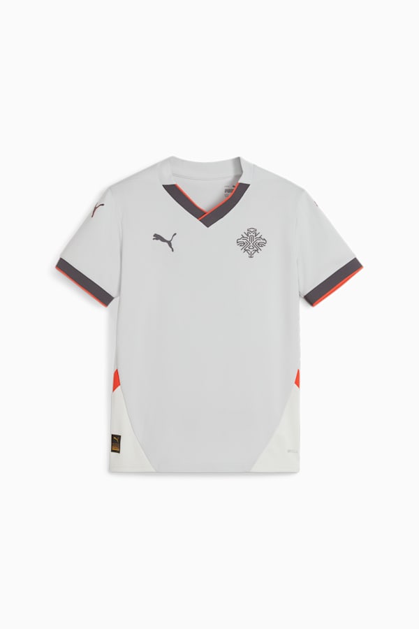 Iceland 2024 Away Jersey Youth, Ash Gray-Warm Earth, extralarge