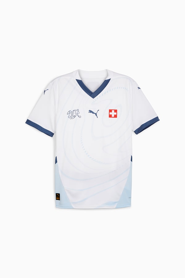 Switzerland 2024 Away Jersey Men, PUMA White-Icy Blue, extralarge