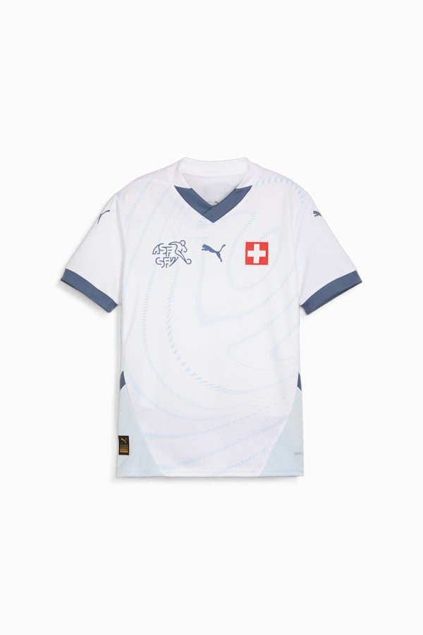 Switzerland 2024 Away Jersey Youth, PUMA White-Icy Blue, extralarge