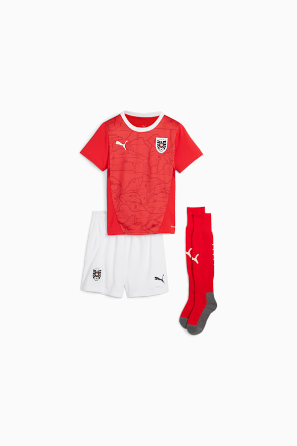 Austria 2024 Home Minikit Youth, PUMA Red-Chili Pepper, extralarge