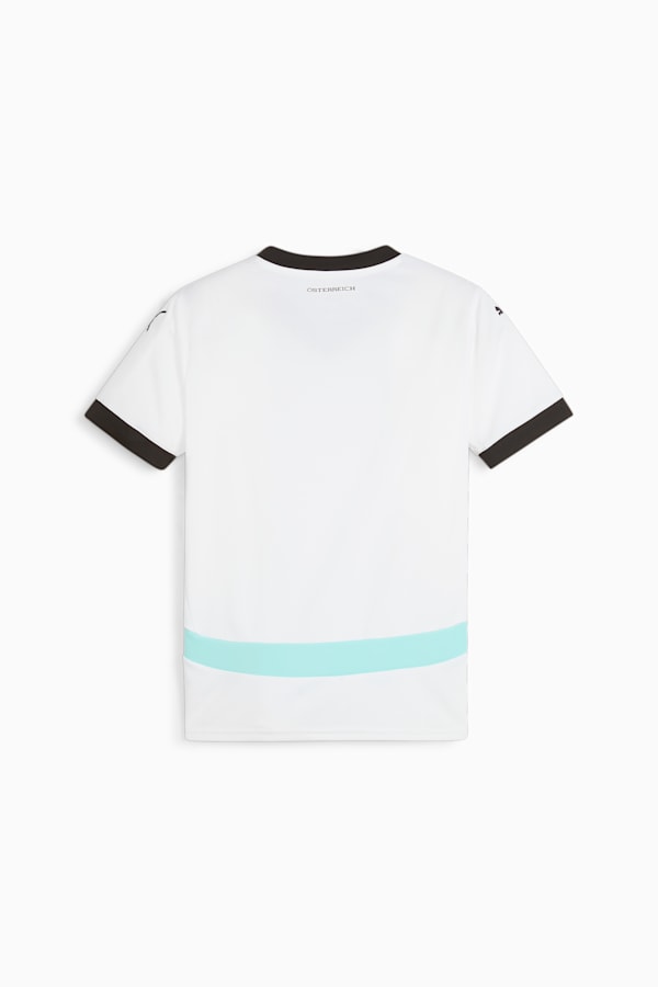 Austria 2024 Away Jersey Youth, PUMA White-Electric Peppermint, extralarge