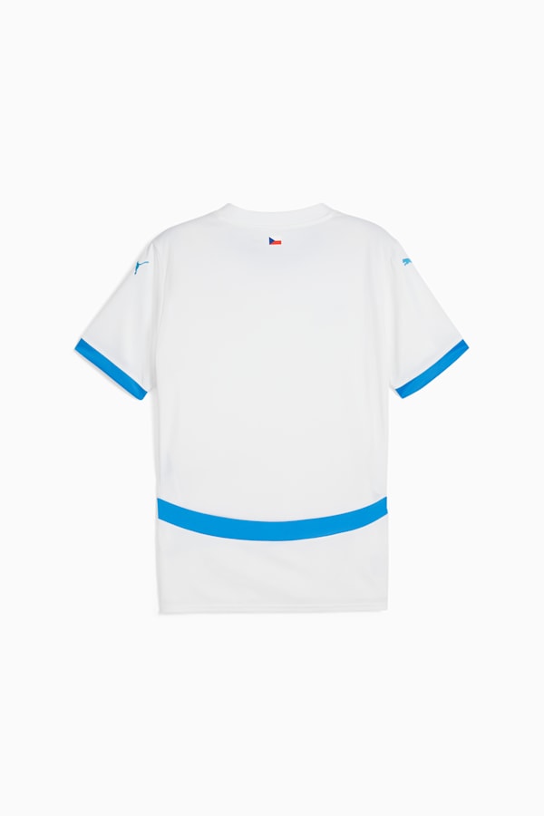 Czech Republic 2024 Away Jersey Men, PUMA White-Ignite Blue, extralarge