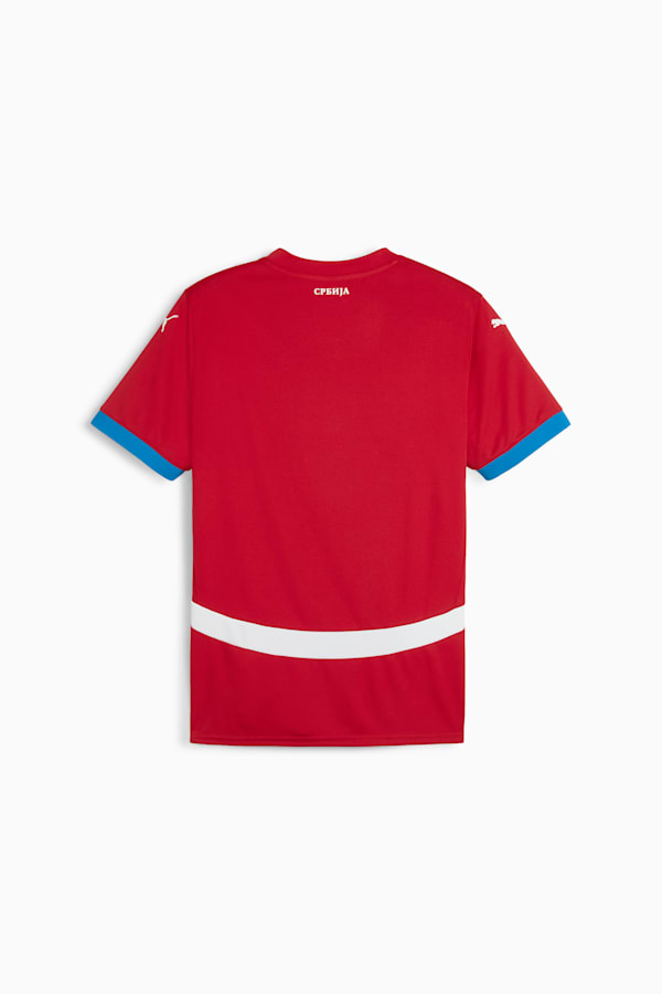 Serbia 2024 Home Jersey Men, Dark Cherry-PUMA Team Royal, extralarge
