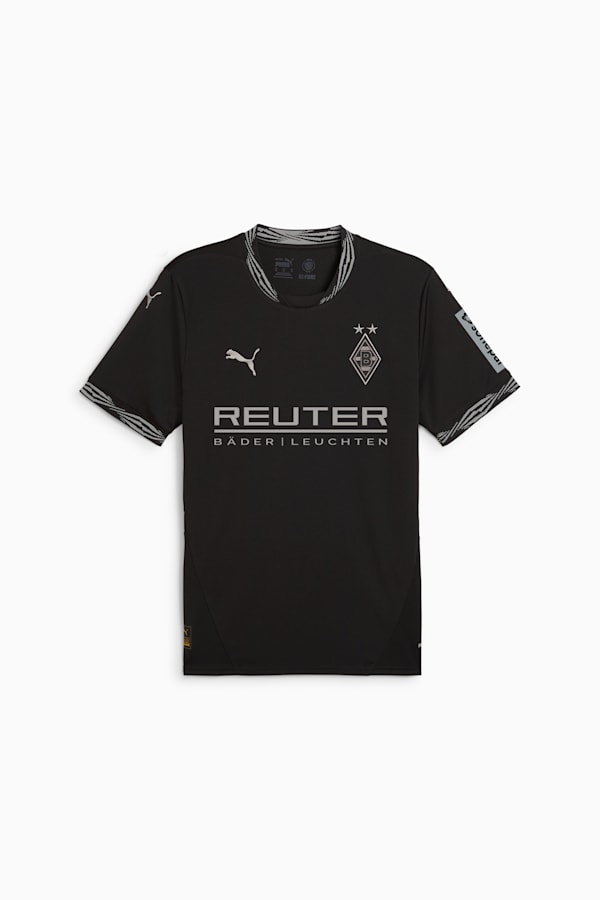 Borussia Mönchengladbach 24/25 Third Jersey Men, PUMA Black-Puma Aged Silver, extralarge