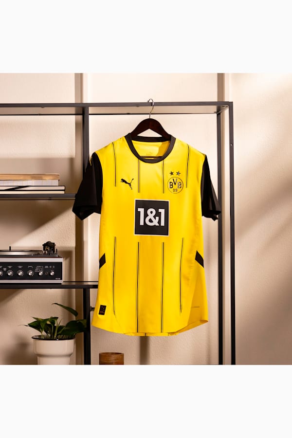 Borussia Dortmund 24/25 Authentic Home Jersey Men, Faster Yellow-PUMA Black, extralarge