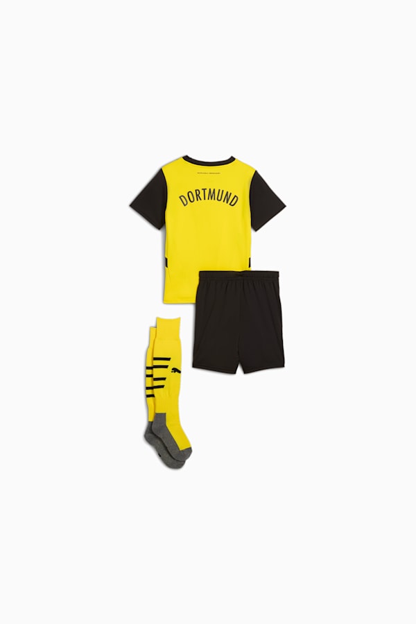 Borussia Dortmund 24/25 Home Minikit Kids, Faster Yellow-PUMA Black, extralarge