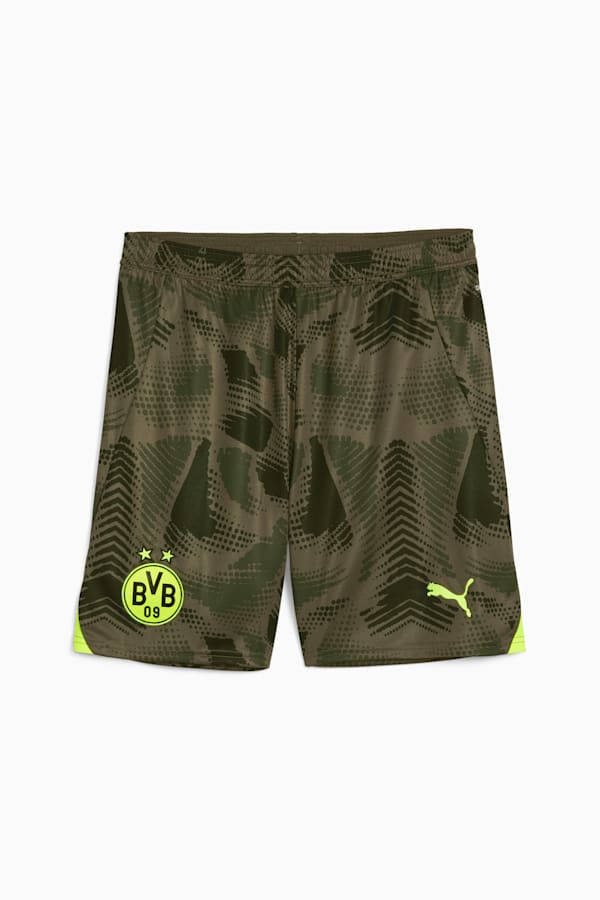 Borussia Dortmund 24/25 Goalkeeper Shorts Men, Olive Drab-Myrtle, extralarge