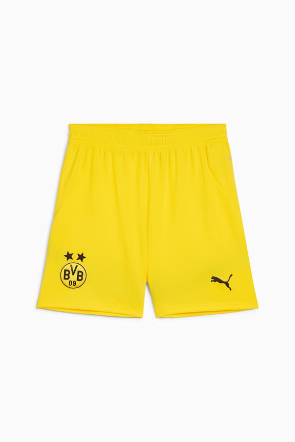 Borussia Dortmund 24/25 Shorts Youth, Faster Yellow-PUMA Black, extralarge