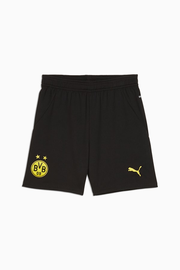 Borussia Dortmund 24/25 Shorts Youth, PUMA Black-Faster Yellow, extralarge