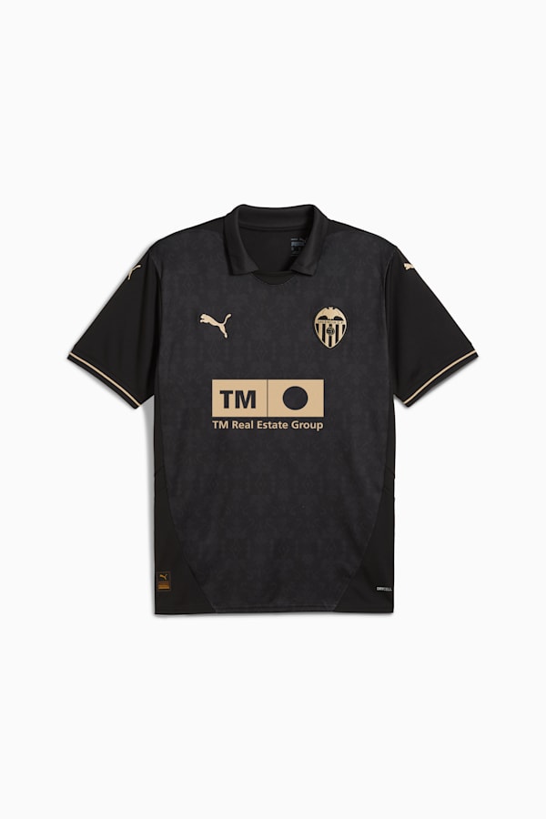 Valencia CF 24/25 Away Jersey Men, PUMA Black-PUMA Gold, extralarge