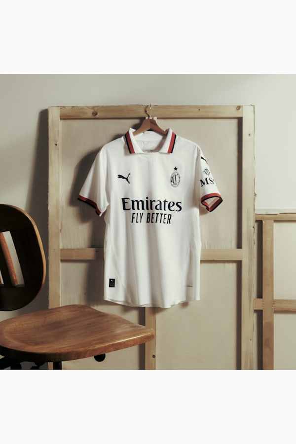 AC Milan 24/25 Authentic Away Jersey Men, PUMA White, extralarge