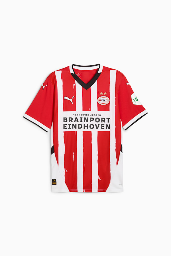 PSV Eindhoven 24/25 Home Jersey Men, For All Time Red-PUMA White, extralarge