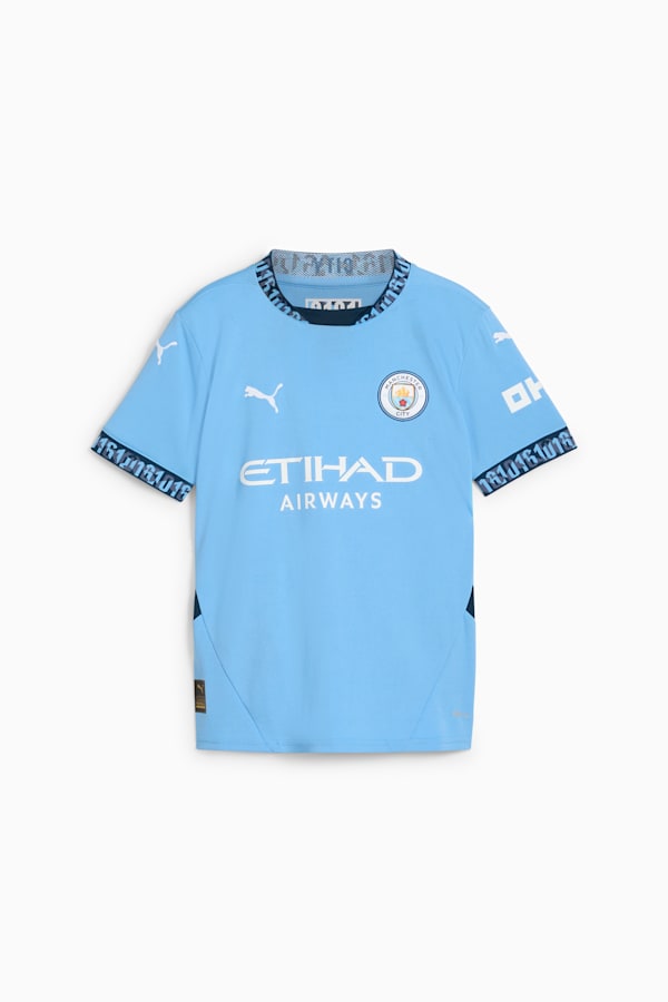 Manchester City 24/25 Home Jersey Youth, Team Light Blue-Marine Blue, extralarge