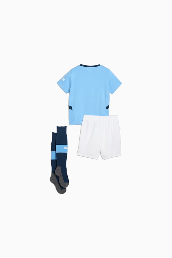 Manchester City 24/25 Home Minikit Kids, Team Light Blue-Marine Blue, extralarge