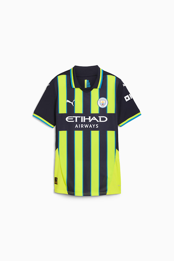 Manchester City 24/25 Away Jersey Women, New Navy-Yellow Glow, extralarge